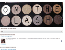 Tablet Screenshot of on-the-lash.blogspot.com