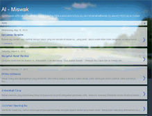 Tablet Screenshot of al-miswak.blogspot.com