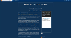 Desktop Screenshot of clive1201.blogspot.com
