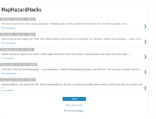 Tablet Screenshot of haphazardhacks.blogspot.com