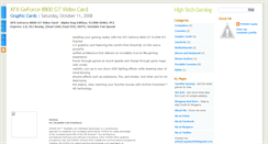 Desktop Screenshot of hightechgaming.blogspot.com
