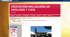 Desktop Screenshot of amecvinos-noticias.blogspot.com