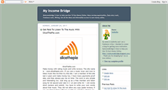 Desktop Screenshot of myincomebridge.blogspot.com