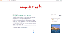 Desktop Screenshot of campodifragole.blogspot.com