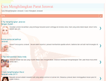 Tablet Screenshot of caramenghilangkanparutjerawat.blogspot.com