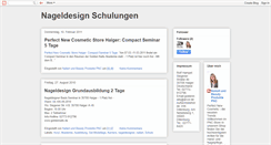 Desktop Screenshot of nageldesignschulungen.blogspot.com