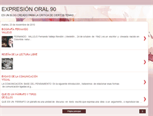 Tablet Screenshot of expresinoral90.blogspot.com