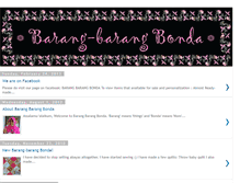 Tablet Screenshot of barang2bonda.blogspot.com