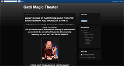 Desktop Screenshot of gattimagictheater.blogspot.com