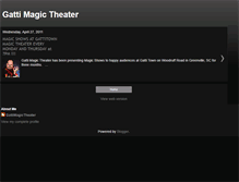 Tablet Screenshot of gattimagictheater.blogspot.com
