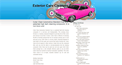 Desktop Screenshot of exterior-care-cleaners.blogspot.com