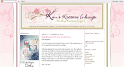 Desktop Screenshot of kimskreativeinkings.blogspot.com