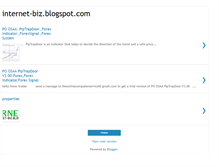 Tablet Screenshot of internet-biz.blogspot.com
