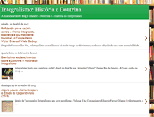 Tablet Screenshot of integralismohistoriaedoutrina.blogspot.com