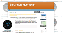 Desktop Screenshot of barangbangsemplak.blogspot.com
