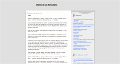 Desktop Screenshot of diariodeunherculano.blogspot.com