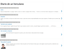 Tablet Screenshot of diariodeunherculano.blogspot.com