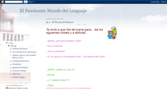 Desktop Screenshot of elbellolenguaje.blogspot.com
