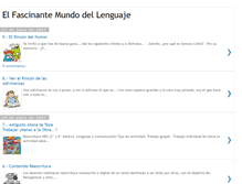 Tablet Screenshot of elbellolenguaje.blogspot.com
