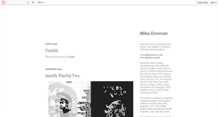 Desktop Screenshot of milesdonovan.blogspot.com