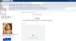 Desktop Screenshot of donati-on-line.blogspot.com