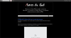 Desktop Screenshot of plumesdusud.blogspot.com