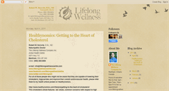 Desktop Screenshot of lifelongwellnesscentre.blogspot.com