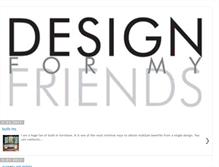 Tablet Screenshot of designformyfriends.blogspot.com