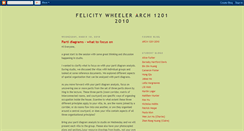 Desktop Screenshot of felicitywheeler-arch1201-2010.blogspot.com