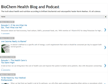 Tablet Screenshot of biochemhealth.blogspot.com