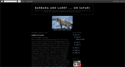 Desktop Screenshot of barbaraandlarry.blogspot.com
