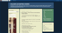 Desktop Screenshot of collegeaccountingcourses.blogspot.com