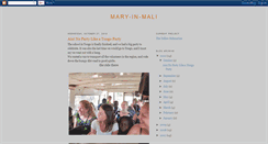Desktop Screenshot of mary-in-mali.blogspot.com