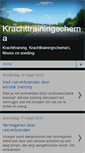 Mobile Screenshot of krachttrainingschema.blogspot.com