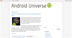 Desktop Screenshot of androidverse.blogspot.com
