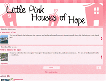 Tablet Screenshot of littlepinkhousesofhope.blogspot.com