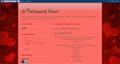 Desktop Screenshot of apatchworkheart.blogspot.com