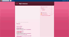 Desktop Screenshot of mp3musicasgratis.blogspot.com