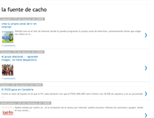 Tablet Screenshot of lafuentedecacho.blogspot.com