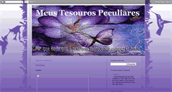 Desktop Screenshot of meustesourospeculiares.blogspot.com