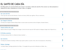 Tablet Screenshot of elsantodecadadia.blogspot.com