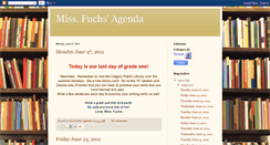 Desktop Screenshot of missfuchsagenda.blogspot.com