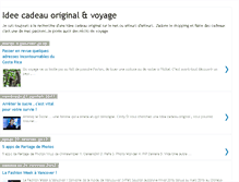 Tablet Screenshot of idee-cadeau-original.blogspot.com