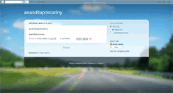 Desktop Screenshot of ananditapriscariny.blogspot.com