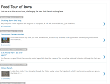 Tablet Screenshot of foodtourofiowa.blogspot.com