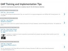 Tablet Screenshot of gmptrainingsystems.blogspot.com