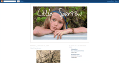 Desktop Screenshot of littlesparrowphotography.blogspot.com