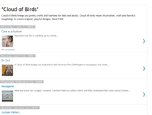 Tablet Screenshot of cloudofbirdys.blogspot.com