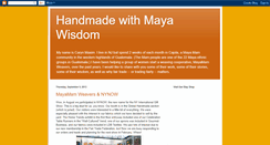 Desktop Screenshot of handmadewithmayawisdom.blogspot.com