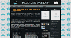 Desktop Screenshot of millionairewarriors.blogspot.com